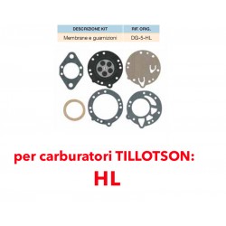 kit membrane e guarnizioni TILLOTSON DG-5-HL